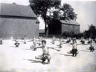View: FD03314 Frodsham: Overton School, boys PE class