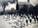 View: FD03319 Frodsham: Overton School, boys PE class
