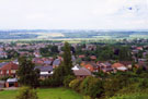 View: FD03525 Frodsham: View from Overton Hill towards Norton Water Tower.