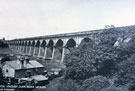 View: FD03583 Dutton: Dutton Railway Viaduct over River Weaver. 
