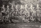 View: FD03597 Frodsham: Band for Frodsham Volunteers.  c.1905