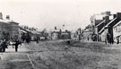 View: FD03635 Frodsham: View of Main Street c.1879 With People.