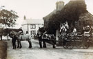 View: FD03645 Frodsham: Decorated Float, King Edward VII's Coronation 1902, Overton
