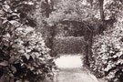 View: FD03653 Frodsham: Castle Park Gardens, Rose Arch in Stone Croft.