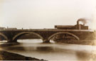 View: FD03664 Frodsham: The stone bridge at Frodsham Bridge, c.1900.  