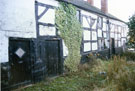 View: FD03702 Frodsham: Cottages in Millbank Main Street Frodsham before rebuild.  