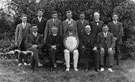 View: FD03811 Frodsham: Frodsham Trinity Church Bowling Club around 1925.