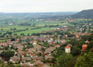 View: FD03834 Frodsham: Looking to Frodsham from Helsby Hill 12/6/1993