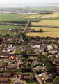 View: FD03836 Frodsham: Helsby Lower Rake Lane, Stanlow Fertilizer Works. From Helsby Crag, 10/6/1996