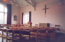 View: FD03864 Frodsham: Interior of Trinity Church at closure 1999