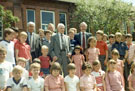 View: FD03869 Frodsham: Frodsham C of E School, re-dedication of School bell 2 July 1985