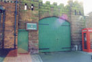 View: FD04052 Frodsham: Drill Hall door, Main Street, Frodsham.  Spring 1999