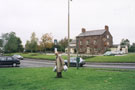 View: FD04294 Frodsham: Netherton Hall Pub from across Chester Road.  Originally a farmhouse.