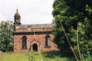 View: FD04369 Frodsham: Rear view of Aston Church 1999