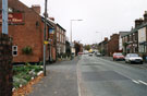 View: FD04373 Frodsham: View of Main Street from Cheshire Cheese Pub looking East.