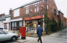 View: FD04375 Frodsham: Frodsham Post Office in1999. Fireworks on sale.