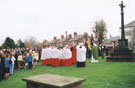 View: FD04378 Frodsham: Remembrance Service at War Memorial November 1999. 