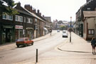 View: FD04386 Frodsham: View up Church Street from Railway Bridge.