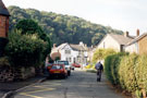 View: FD04417 Frodsham: Valentines Shop and house next door taken from School Lane Overton. 