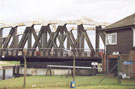 View: FD04423 Sutton: Sutton Weaver Swing Bridge and Operator's Hut close up.