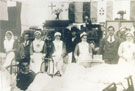 View: FD04682 Helsby: Nurses and Patients in Recreation Hall, Helsby