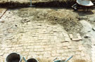 View: FD04698 Frodsham: 1/7 Saltworks Dig. Paving south of 1/6 [3824] in central area 25/7/1990.