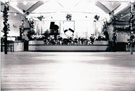 View: FD04863 Frodsham: The Dance Hall at Mersey View dressed up for a big dance .