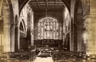 View: FD04920 Frodsham: Interior of St. Laurence's Church.