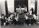 View: FD04979 Frodsham: Bishop of Manchester 1962.  Re-dedication of Crossley Hospital Chapel after restoration.