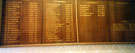 View: FD05009 Frodsham:  Castle Park House, Panel of Past Chairmen in Council Chamber before it was demolished.