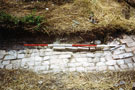 View: FD05021 Frodsham: Saltworks dig 1990.  Continuation of trench leading north from central area.