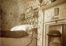 View: FD05088 Frodsham: Stapleton House, bed.  June 1921