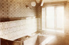 View: FD05089 Frodsham: Stapleton House bathroom before alterations. 1904