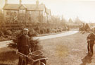 View: FD05093 Frodsham: Two Gardeners at Stapleton House 1894.