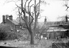 View: FD05114 Frodsham: Martin's cottage, Main Street, seen from south during renovations.