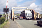 View: FD05232 Sutton: Sutton Weaver Swing Bridge with traffic.