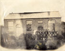 View: FD05242 Kingsley: Primitive Methodist Chapel, Kingsley .   Group in background.