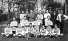 View: FD07400 Frodsham: Frodsham United Football Club 1919.  Postcard. Photo by Atherton, Frodsham.
