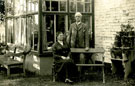 View: FD07407 Ralph Mottram Milner and wife Emily Jane, nee Davies at the cottage, Fluin Lane, Frodsham.