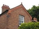 View: FD07521 Frodsham: Millbank House-C18 projecting gable end detail