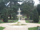 View: FD07550 Frodsham: View to re-instated fountains in the Formal Garden