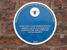 View: FD07587 Frodsham: FTC plaque on Brook House, 38 Main Street