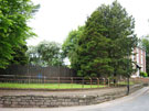 View: FD07681 Frodsham: Cheshire railings enclosing a garden in the 