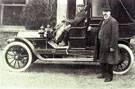 View: FDN0488 Norley: Dr. Smith with his car and driver