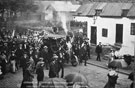 View: FDN0557 Frodsham: children in a waggon pulled by a steam lorry