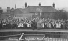 View: FDN0582 Frodsham: Crowd at Frodsham Station