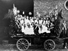 View: FDN0778 Frodsham: Carnival Float with children in costume