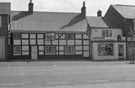 View: FDN1261 Frodsham: Shops and half-timbered house in Main Street.