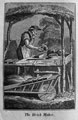 View: FDN1391 Frodsham: Woodcut of brick maker
