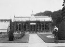 View: FDN1411 Frodsham: Castle Park Garden Conservatory.